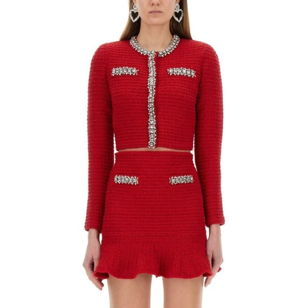 Self-Portrait Textured Knit Cardigan - NWT